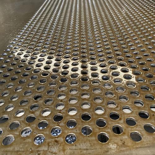 厂家供应重型厚板冲孔筛网耐磨锰钢筛板洗砂筛板打孔板穿孔钢板